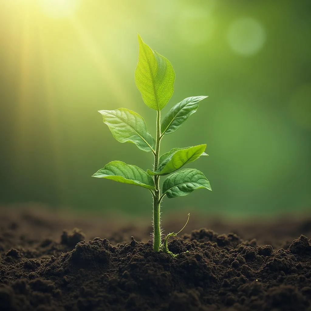 Símbolo de crecimiento y naturaleza